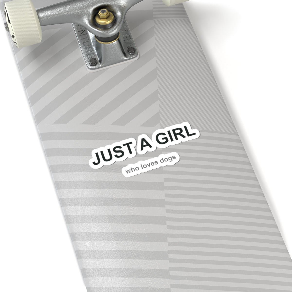 Just a Girl Who Loves Dogs Kiss-Cut Stickers