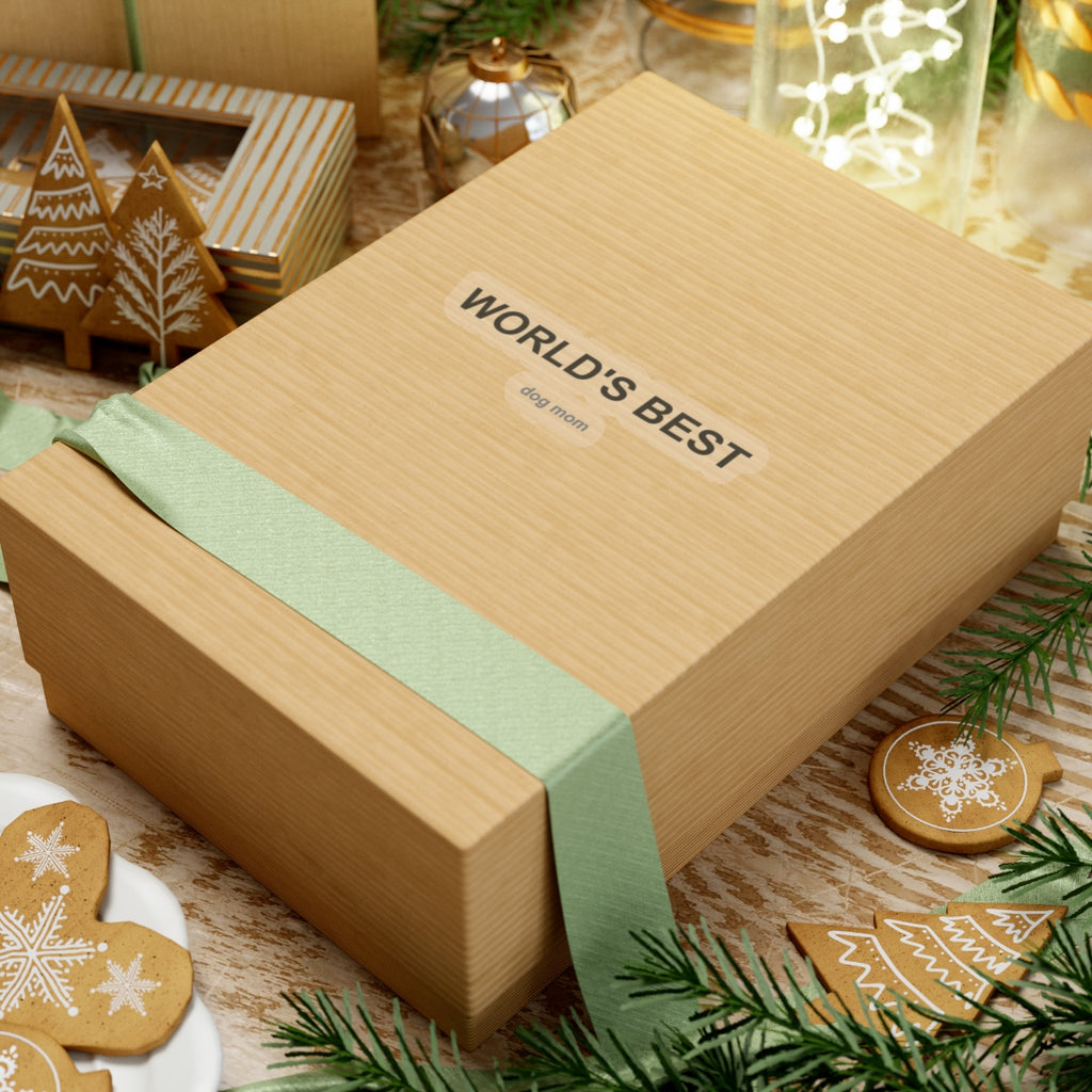 World's Best Dog Mom Kiss-Cut Stickers