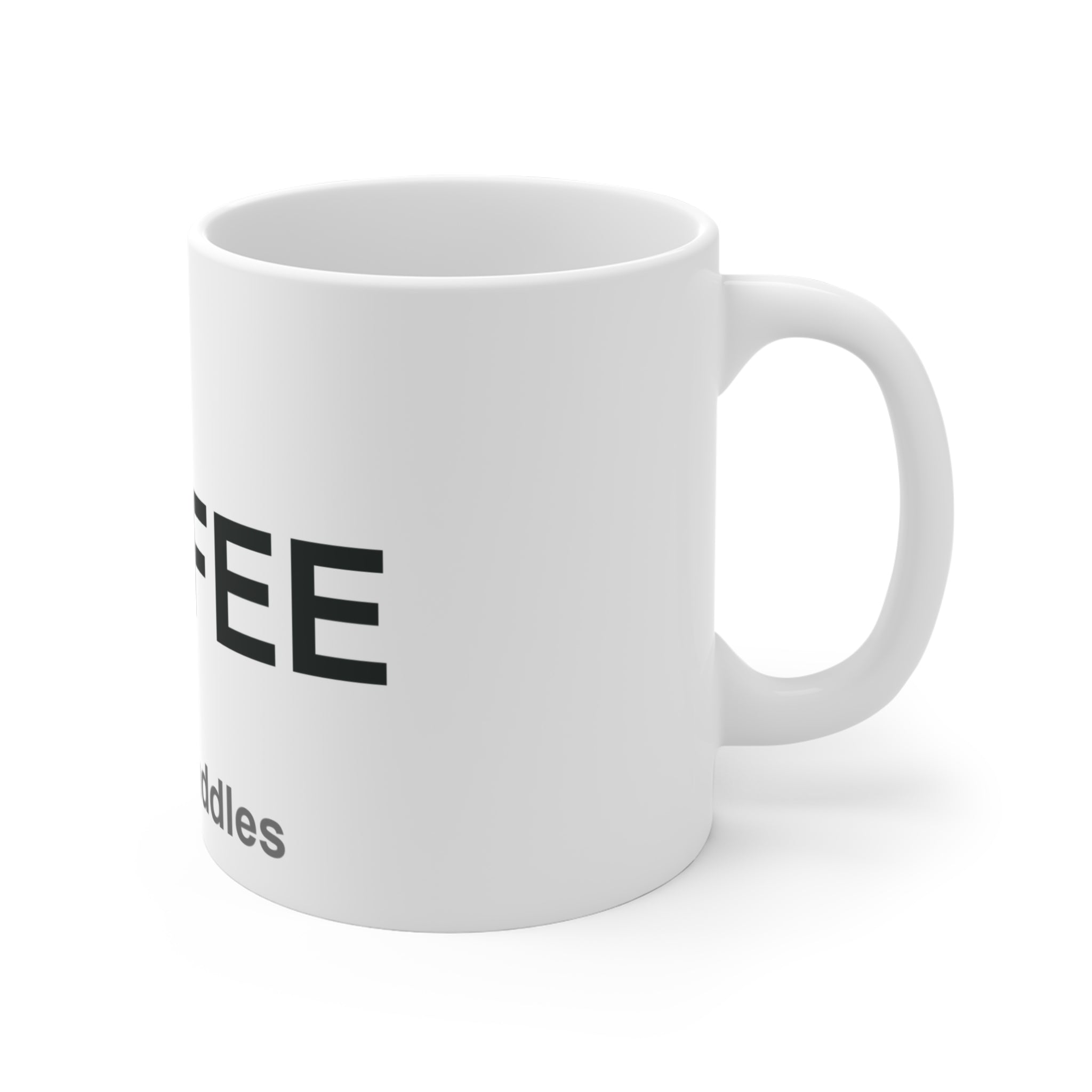Coffee and Dog Cuddles - Funny Dog Lover Mug & Gift
