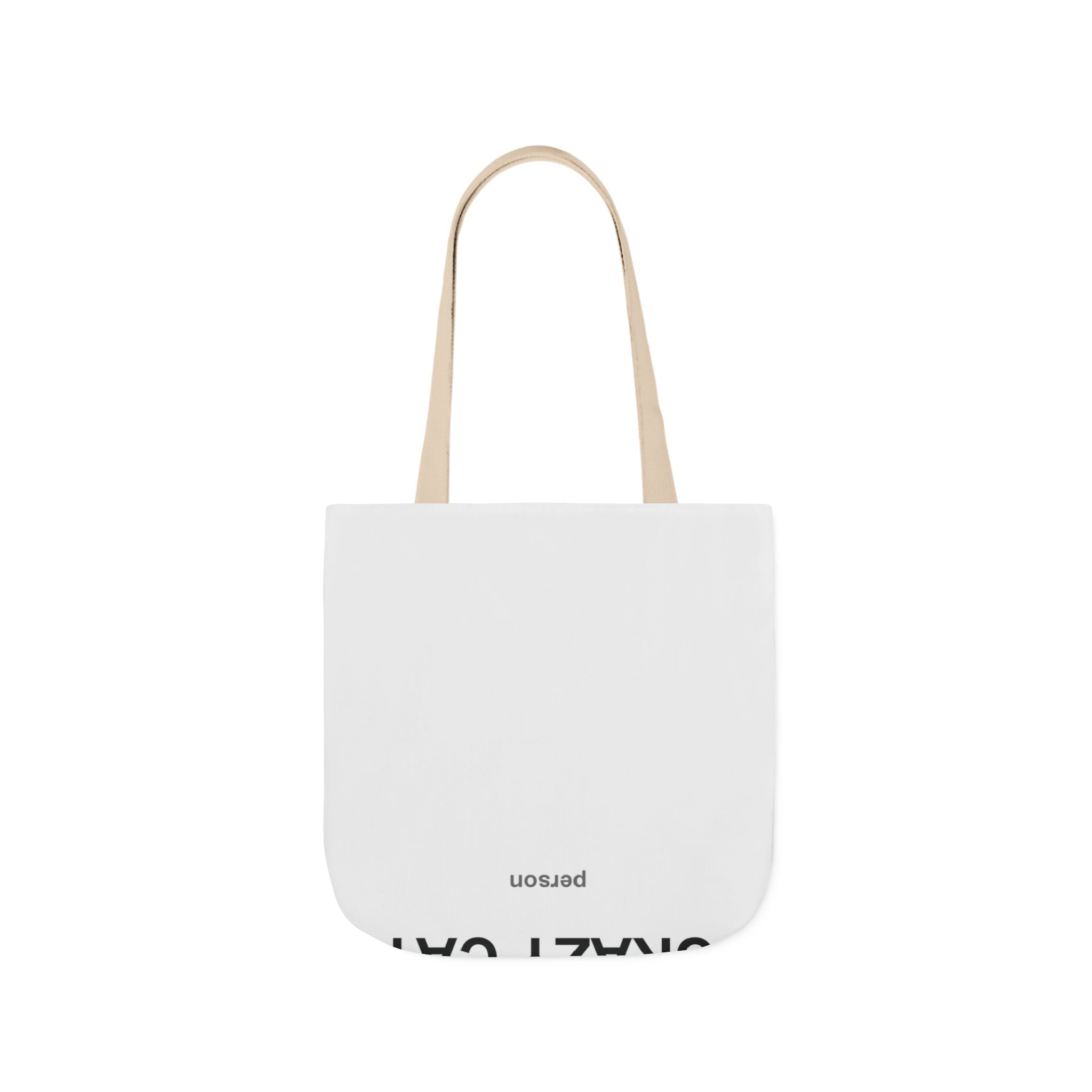 Crazy Cat Person Canvas Tote Bag