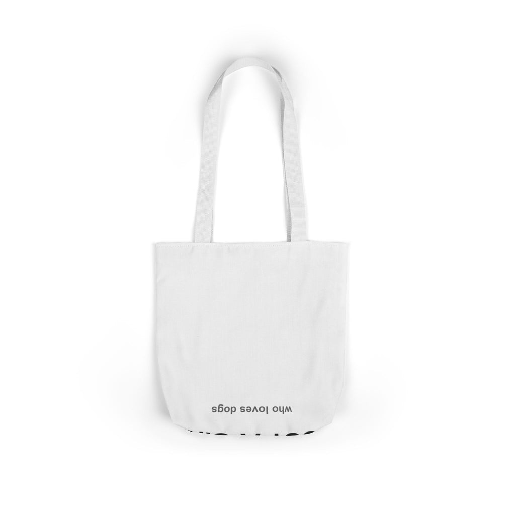 Just a Girl Who Loves Dogs Canvas Tote Bag