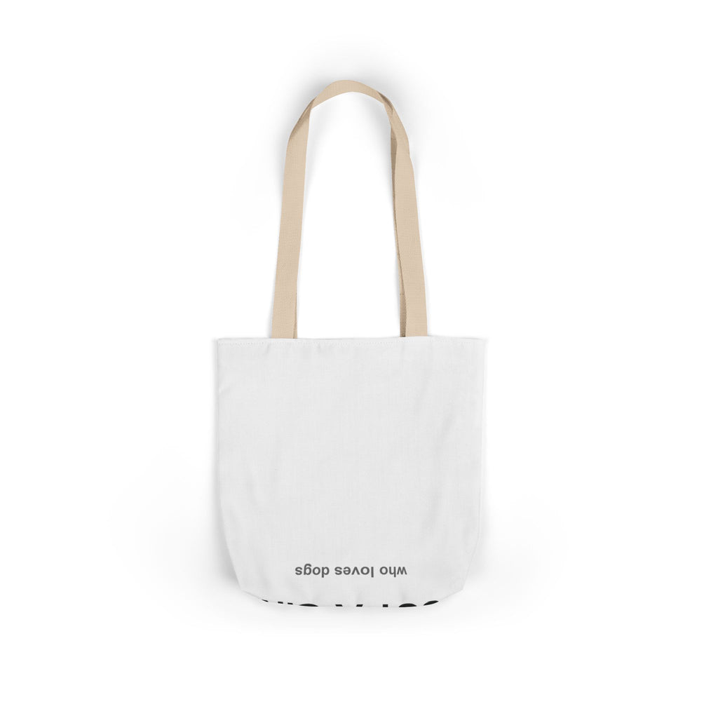 Just a Girl Who Loves Dogs Canvas Tote Bag