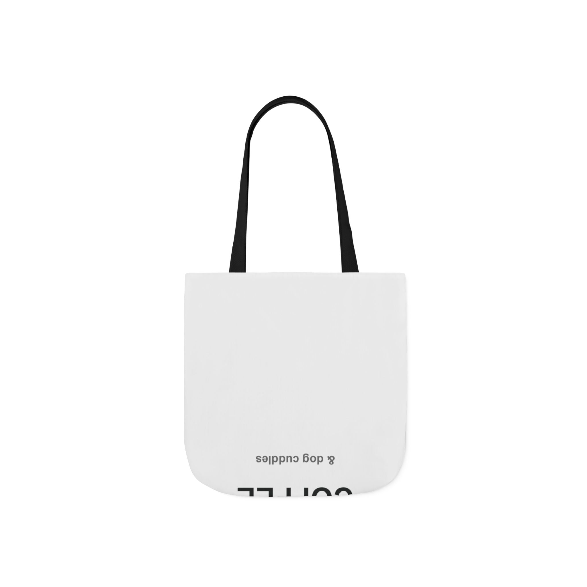 Coffee and Dog Cuddles Canvas Tote Bag