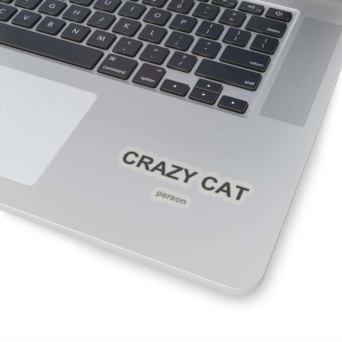 Crazy Cat Person Kiss-Cut Stickers