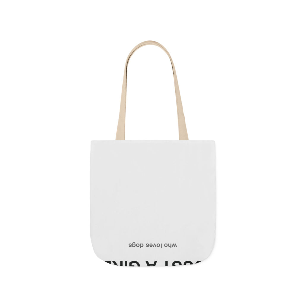 Just a Girl Who Loves Dogs Canvas Tote Bag