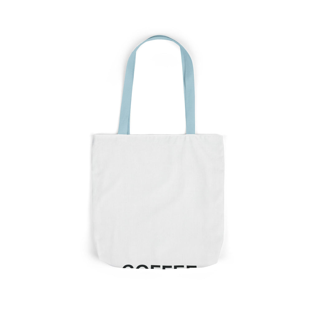 Coffee and Dog Cuddles Canvas Tote Bag
