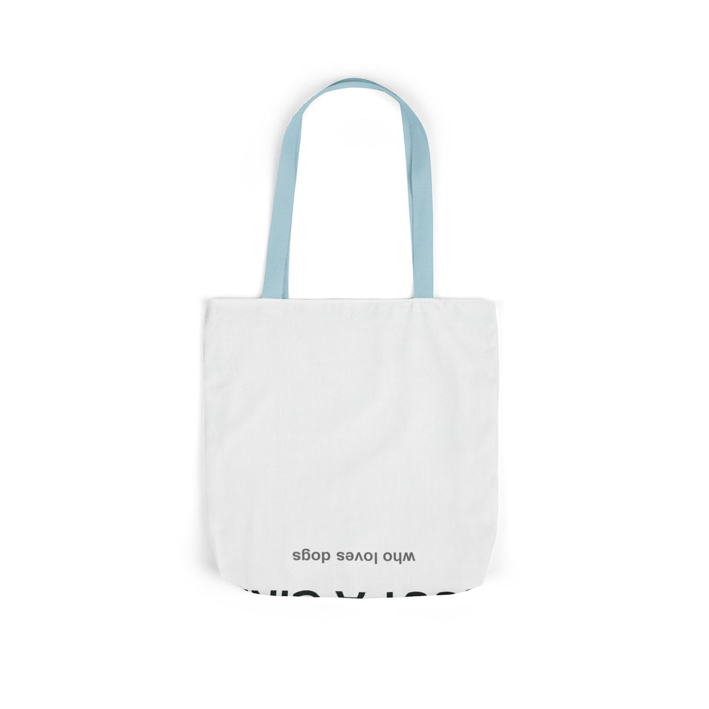 Just a Girl Who Loves Dogs Canvas Tote Bag