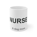 Nurse and Dog Mom - Nurse Dog Lover Gift & Design