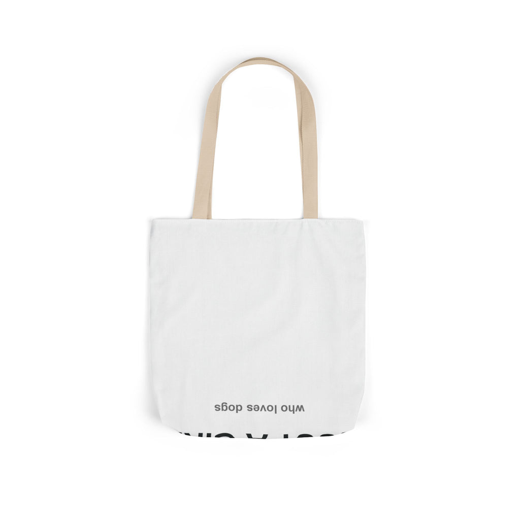 Just a Girl Who Loves Dogs Canvas Tote Bag