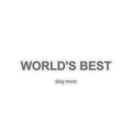 World's Best Dog Mom Kiss-Cut Stickers