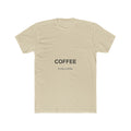 Coffee and Dog Cuddles Unisex Cotton Crew Tee